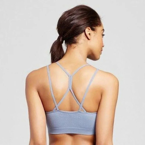 XS Xhilaration Strappy Back Jacquard Bralette Slate Gray NWT  New with T - Picture 5 of 5